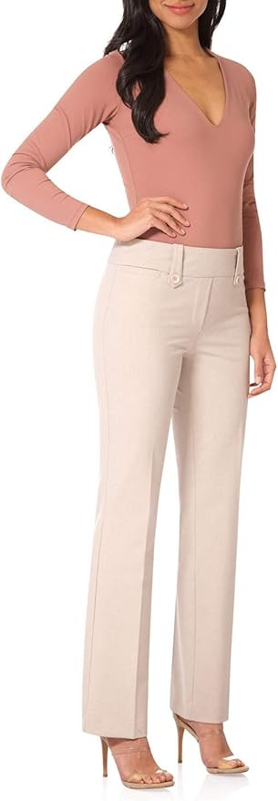 Rekucci Women's Smart Desk to Dinner Stretch Bootcut Pant w/Tummy Control | Amazon (US)