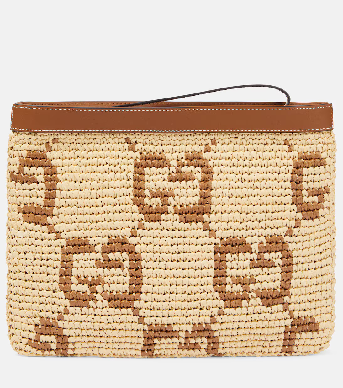 GG leather-trimmed clutch | Mytheresa (US/CA)