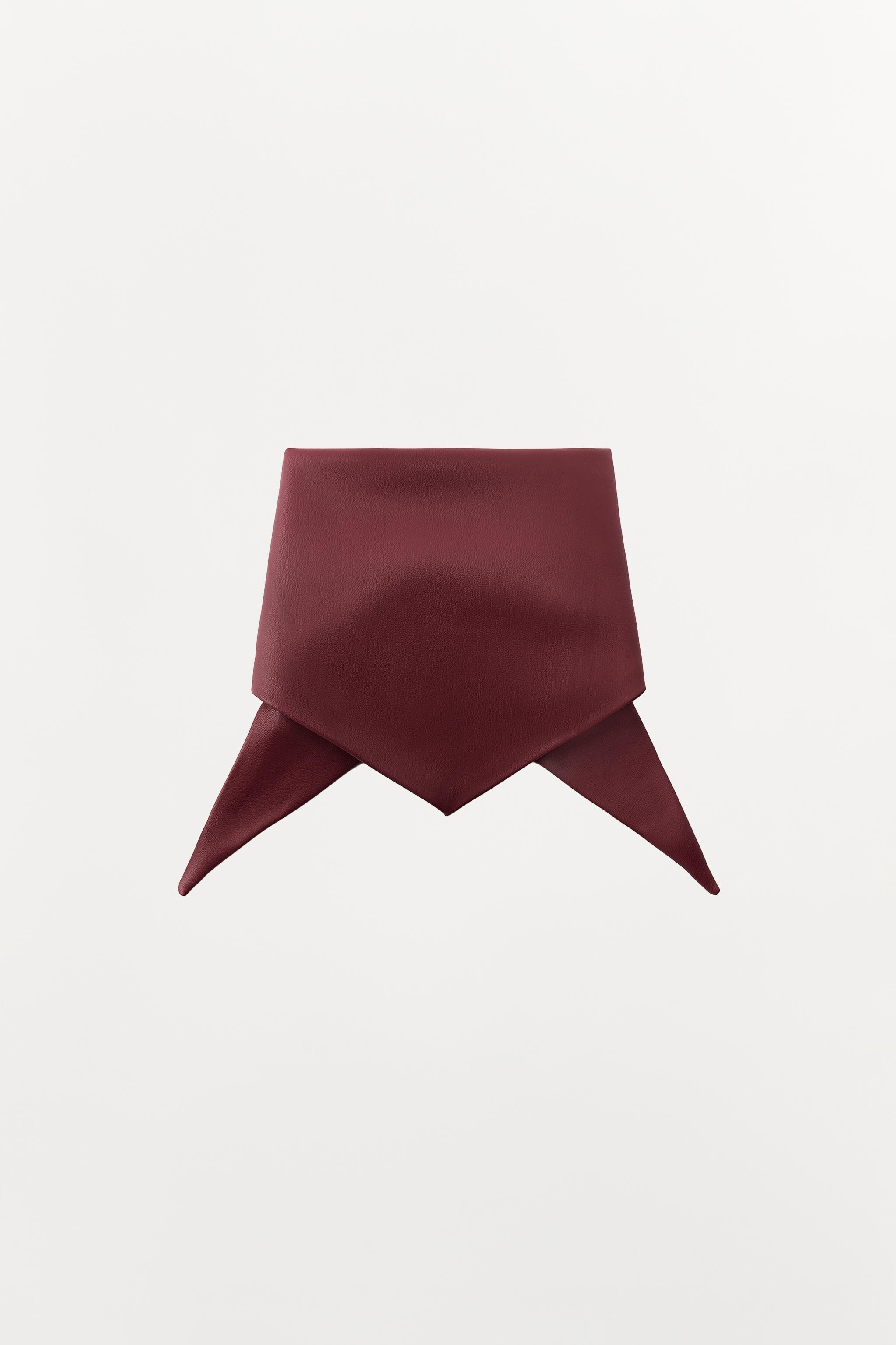 FAUX LEATHER BANDANA | Zara US