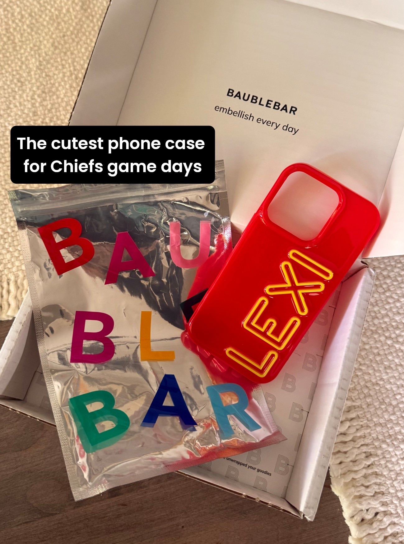 Baublebar always has the cutest accessories, so you know I had to pick something out for the up coming football season 🏈❤️

The perfect phone case for cheering on my Kansas City Chiefs!

#LTKSeasonal #LTKStyleTip #LTKFindsUnder50