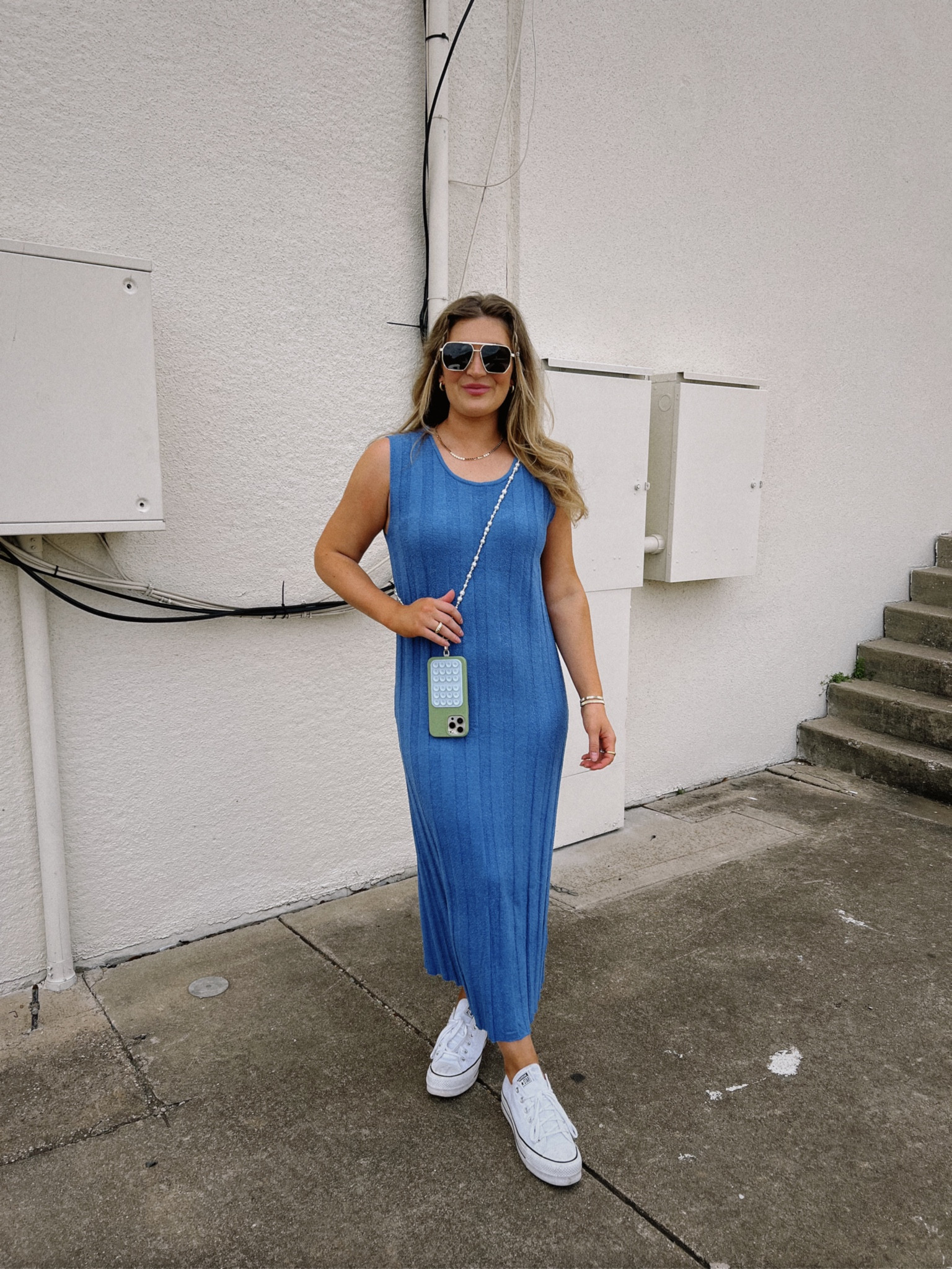 The perfect summer dress! + in love with this phone body chain 

#LTKstyletip