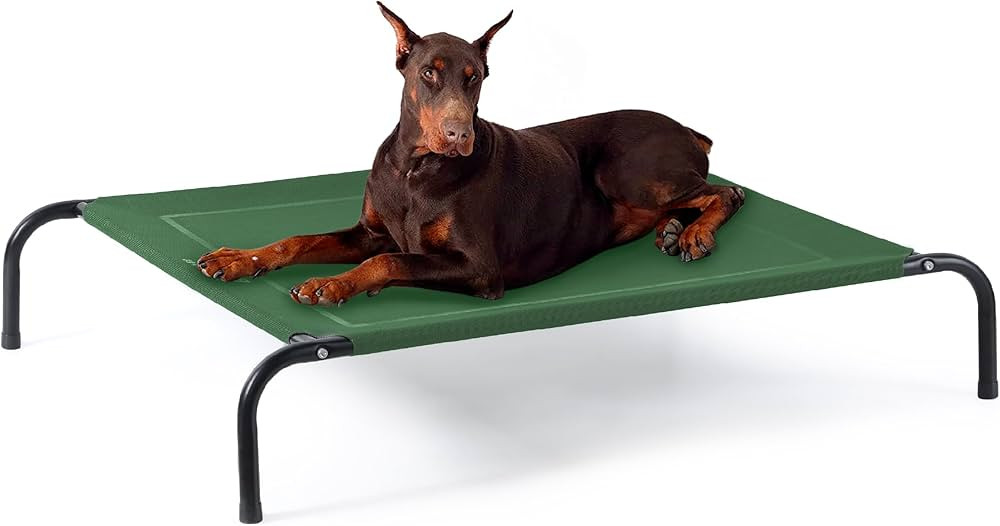Bedsure XL Elevated Cooling Dog Bed Cot, Raised Pet Beds with No-Slip Feet, Stable Frame & Durabl... | Amazon (US)