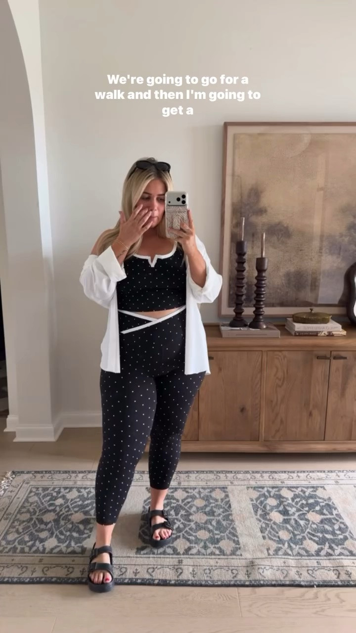 Cutest waking outfit!!! 🤍👟 XL in everything

#LTKootd #LTKmomlife #LTKMidsize