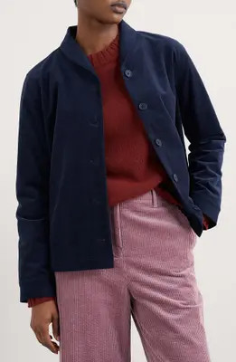 Seasalt Cornwall Brightwork Corduroy Jacket in Maritime at Nordstrom, Size 12 Us | Nordstrom