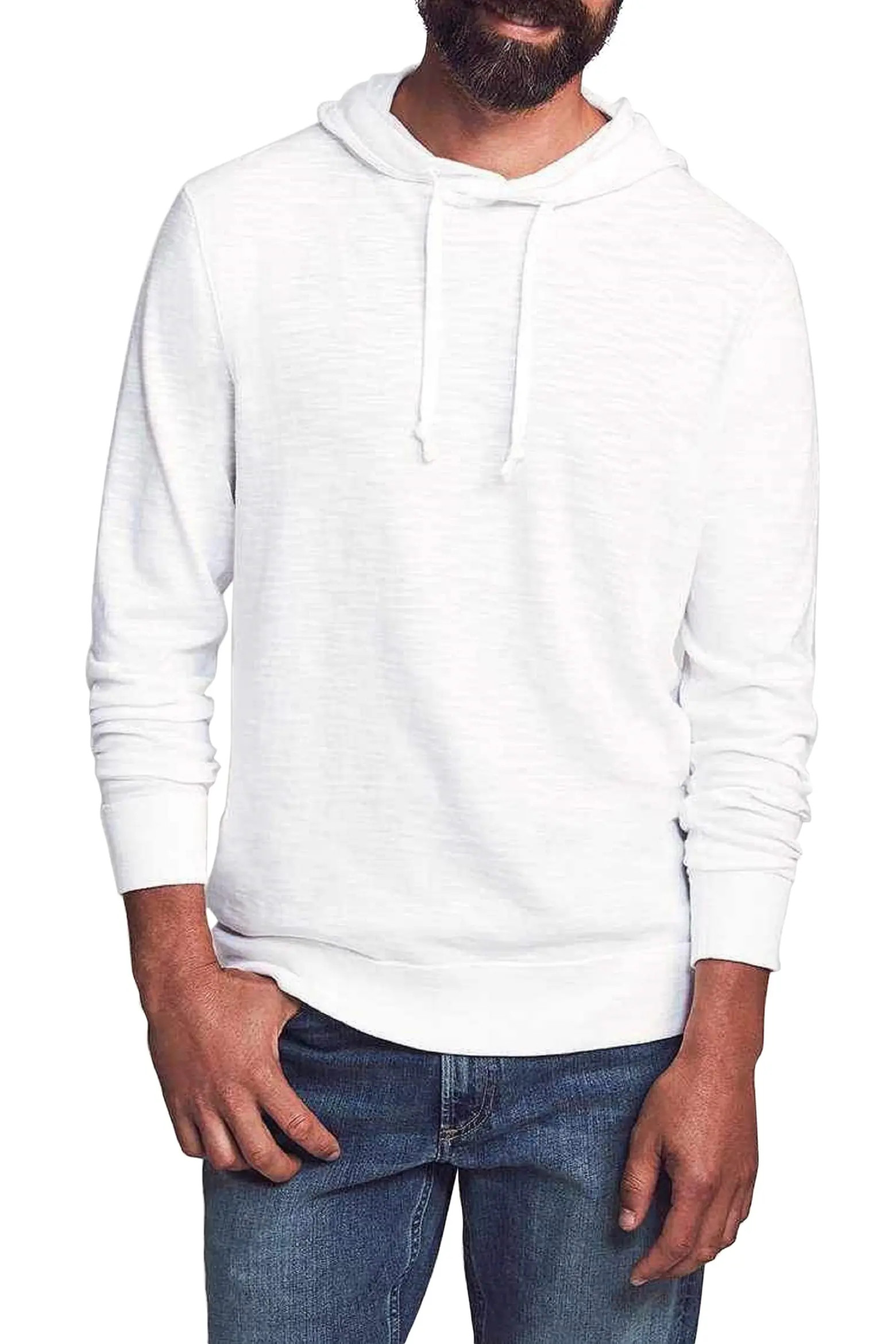 Slub Cotton Hoodie (Men) | Nordstrom | Nordstrom