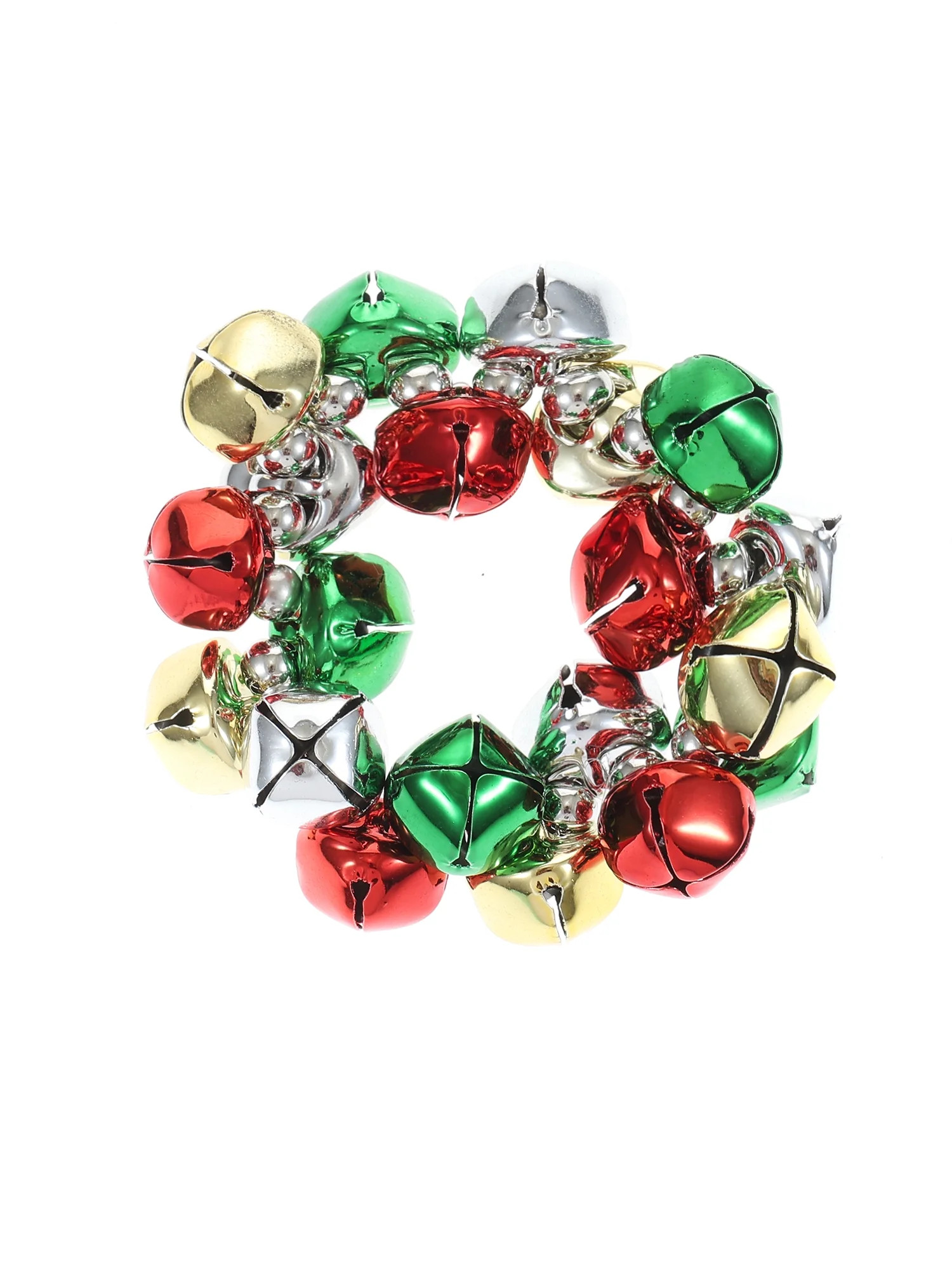 Holiday Time Stretch Bracelet, Multicolored Jingle Bells, 1 Piece | Walmart (US)