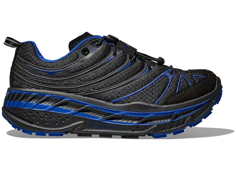 Men's Hoka One One Stinson EVO OG Sneakers in Black/Blue | StockX