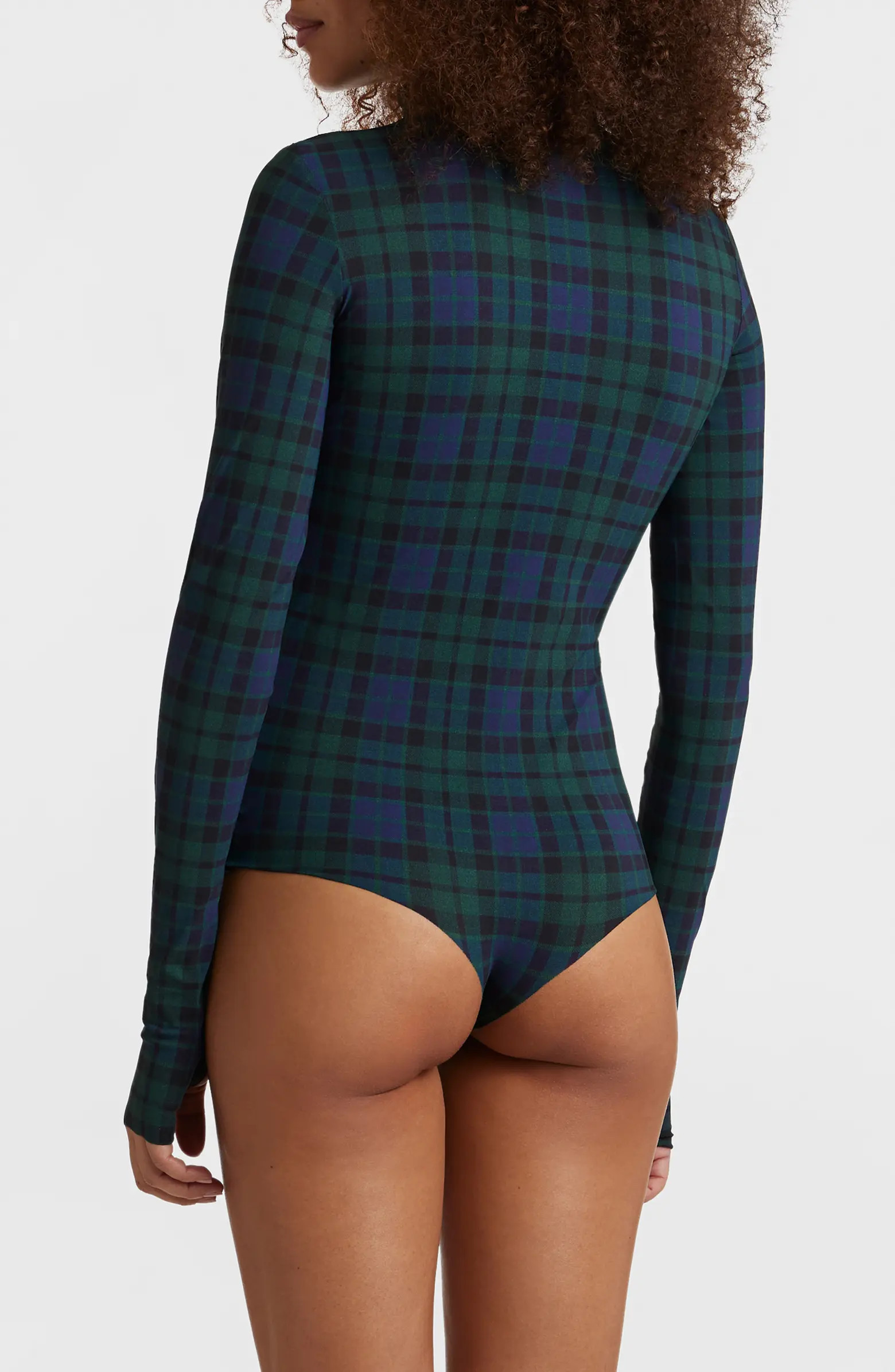 Classic Turtleneck Microfiber Thong Bodysuit | Nordstrom