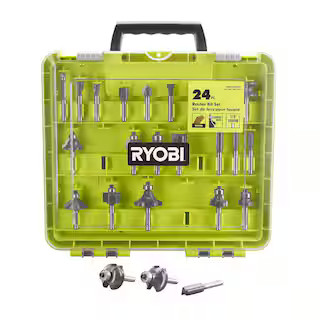 RYOBI 24-Piece Router Bit Set A252401 - The Home Depot | The Home Depot