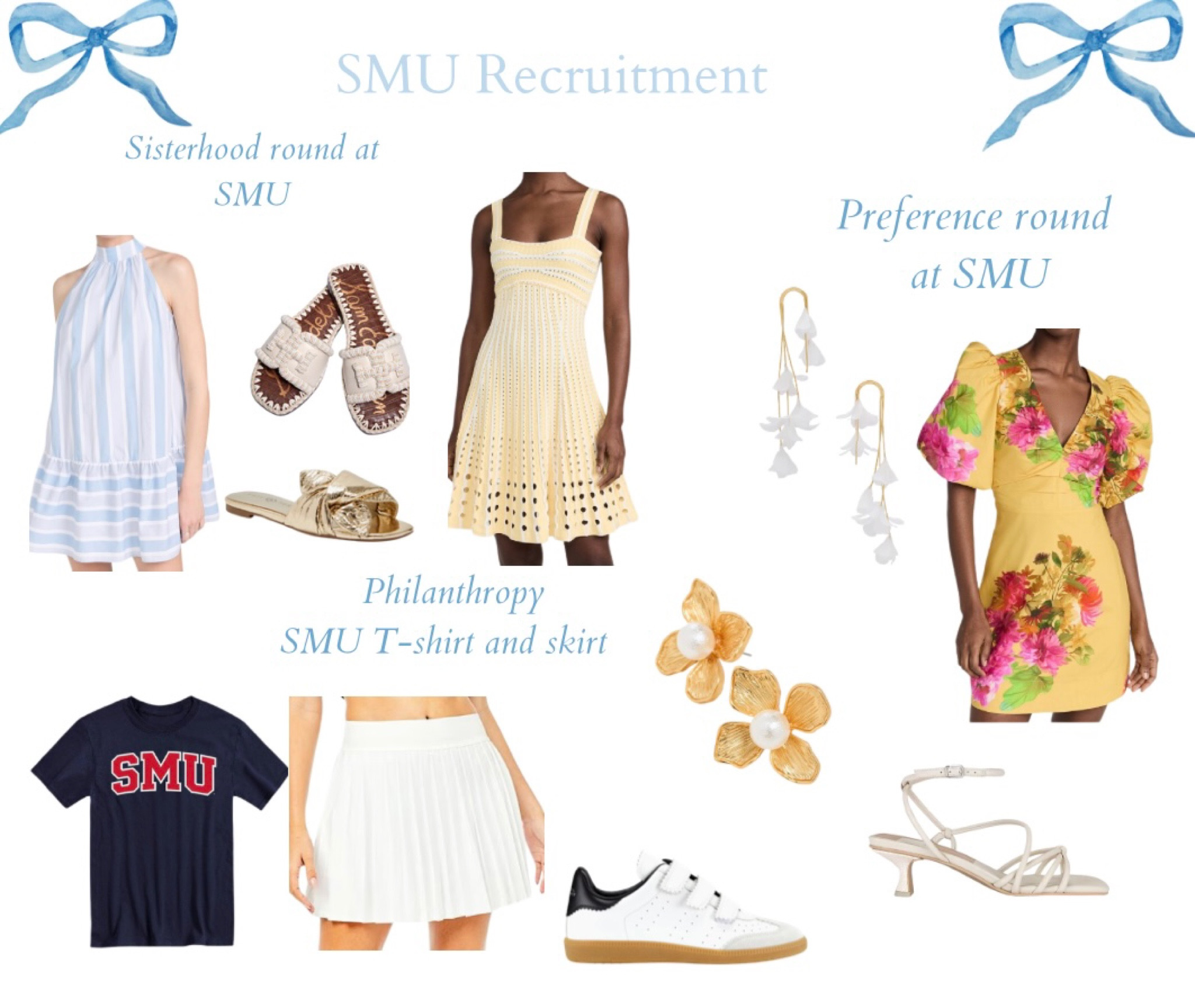 SMU rush inspo!🤍
