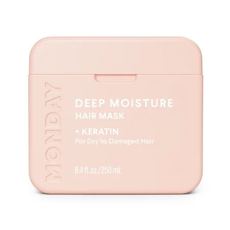 MONDAY Haircare Deep Moisture Hair Mask Strength Dry Damaged Hair Keratin Shea Butter 8 Fl Oz | Walmart (US)