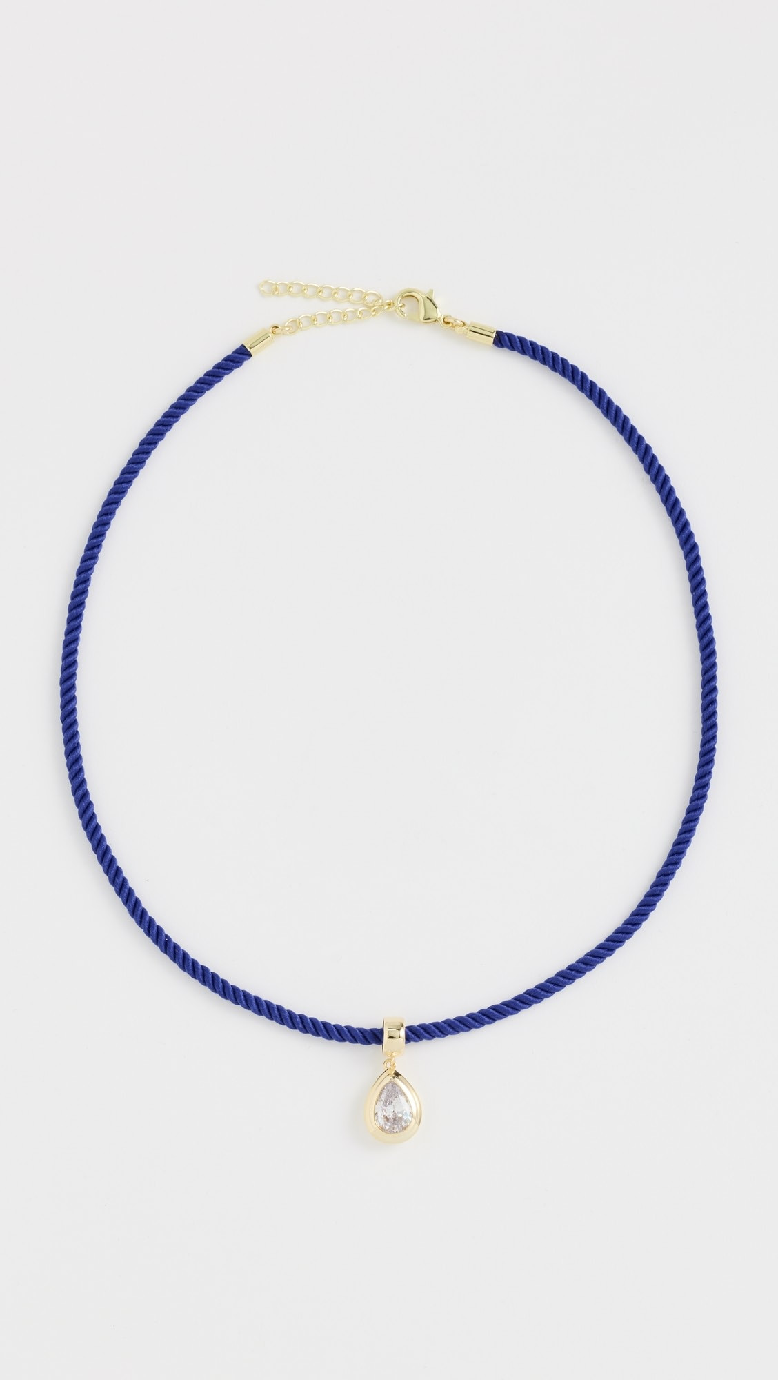 Pear Bezel Pendant & Twisted Necklace | Shopbop