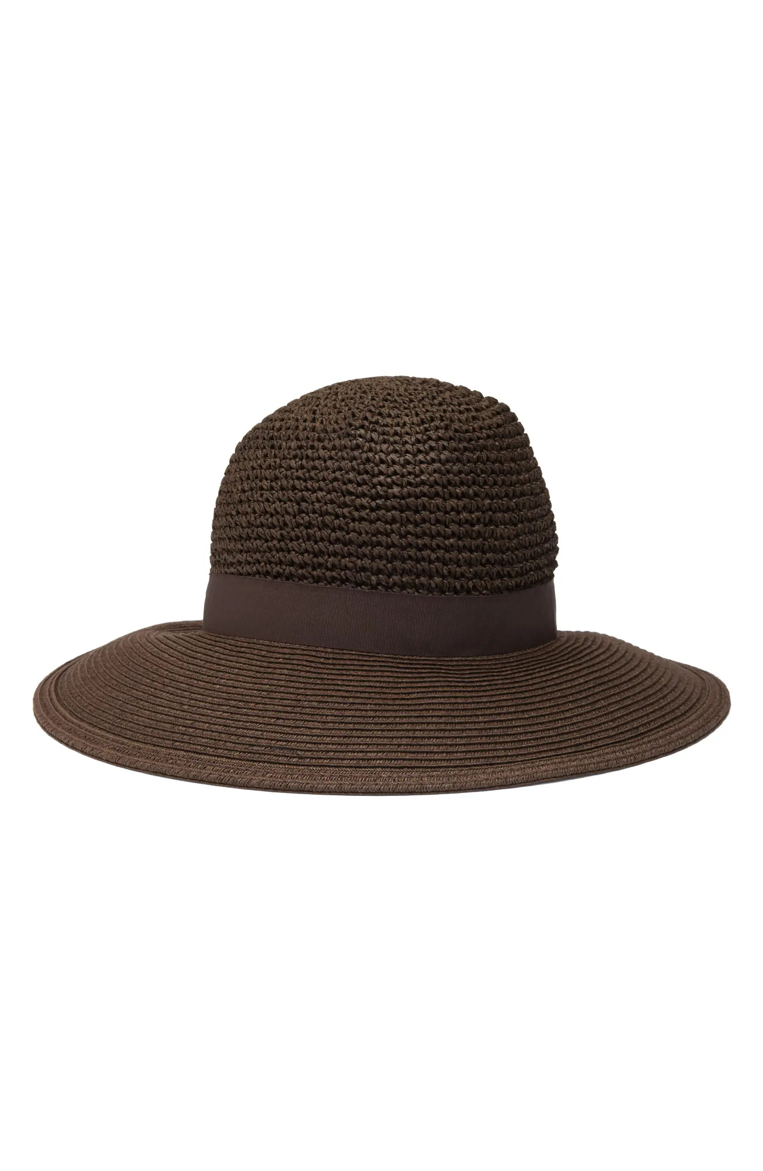 Nine West Crochet Stitch Floppy Hat | Nordstromrack | Nordstrom Rack
