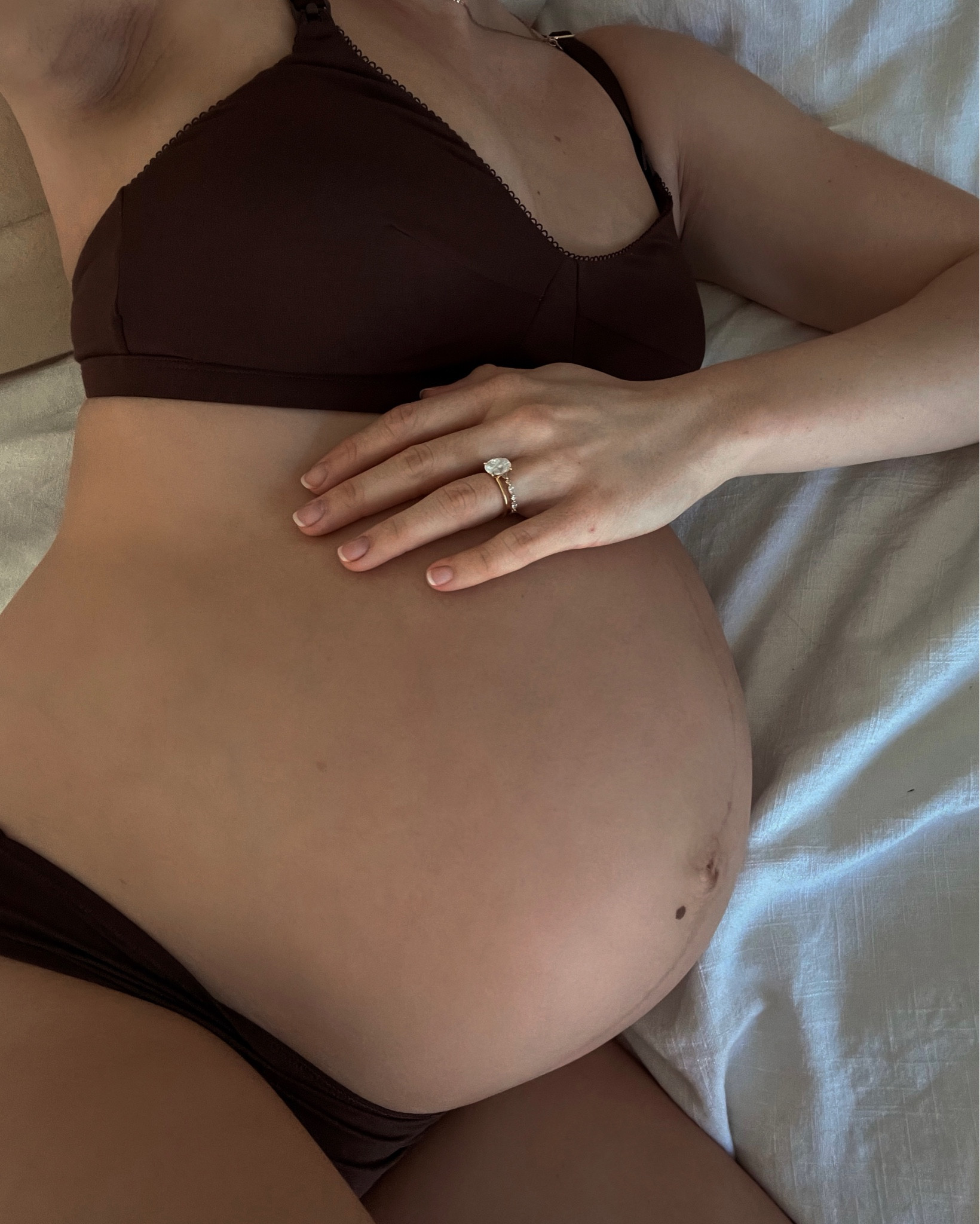 Softest nursing bra 🤎 

#LTKbump #LTKbaby