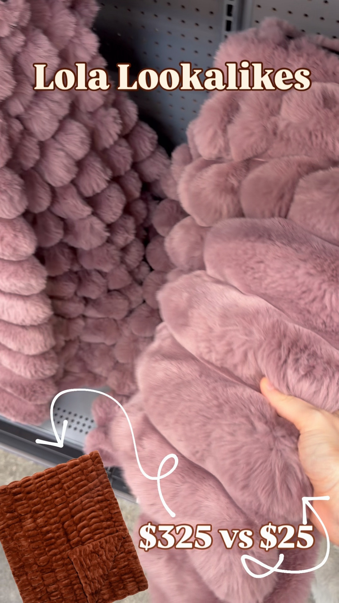 Lolla lookalike blankets at Walmart for $300 less! These are so soft and luxurious in person, and the colors are beautiful.
..................
lola dupe lola blankets fall blanket fall home decor fall trends fall living room decor fall bedroom decor houseewarming gift bridal shower gift wedding gift gifts for friends under $25 gifts under $25 hostess gifts faux fur blanket anthropologie blanket anthropologie dupe mauve blanket rust blanket tan blanket beige blanket amazon blanket walmart home walmart new arrivals walmart home decor walmart fall decor  

 #LTKmorningroutine #LTKselfcare #LTKHome
