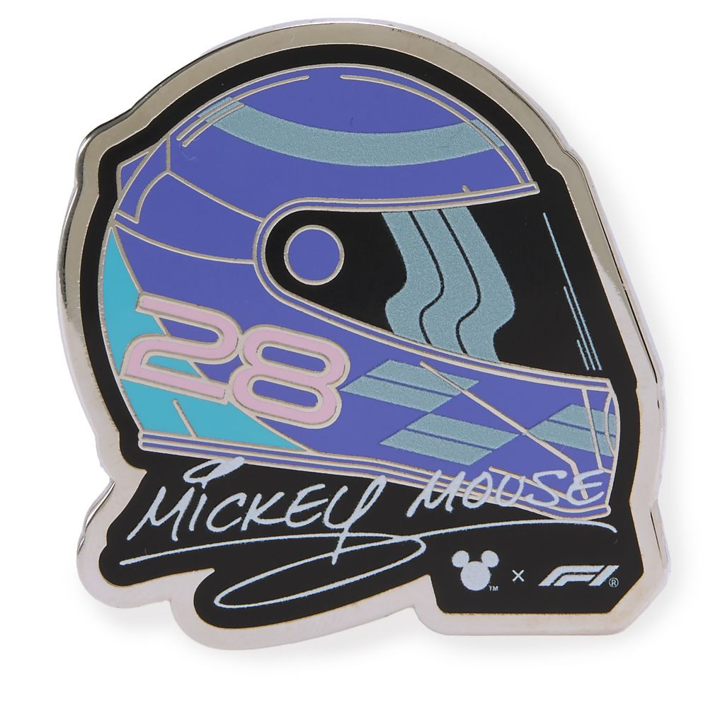 Disney x Formula 1\u00ae Velocity Mickey Mouse Helmet Pin \u2013 Limited Release | Disney Store