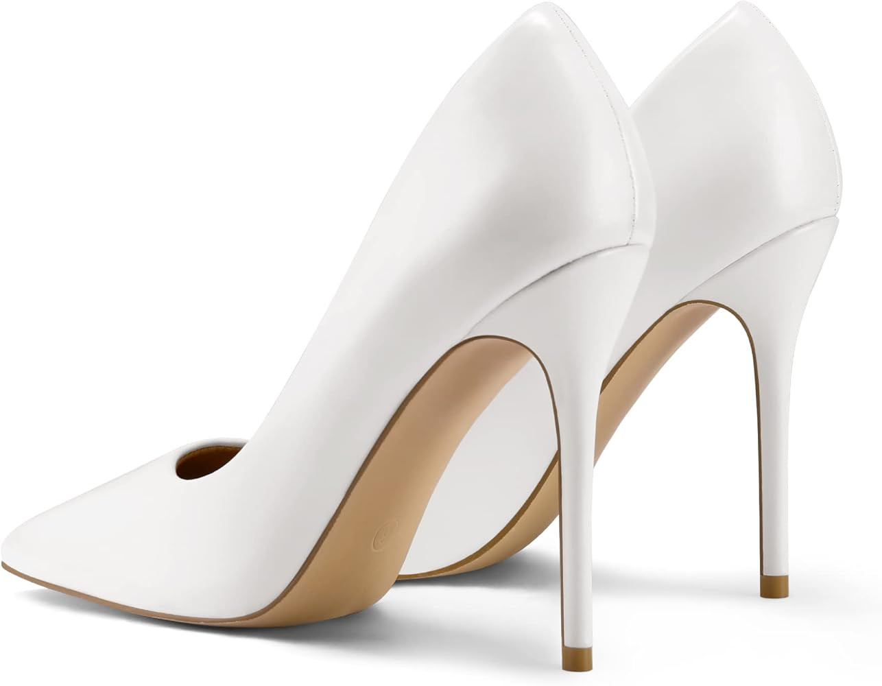 mysoft Women's High Heels Pumps Closed Pointed Toe Stiletto 4IN Heels Dress Wedding Shoes | Amazon (US)