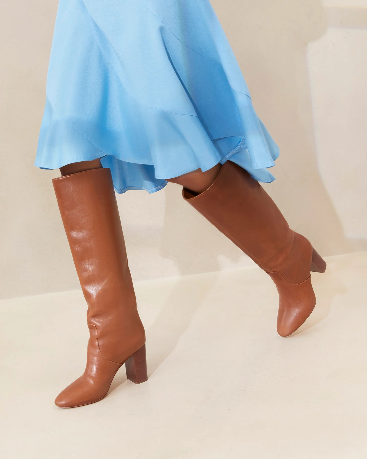 Goldy Cognac Tall Boot | Loeffler Randall