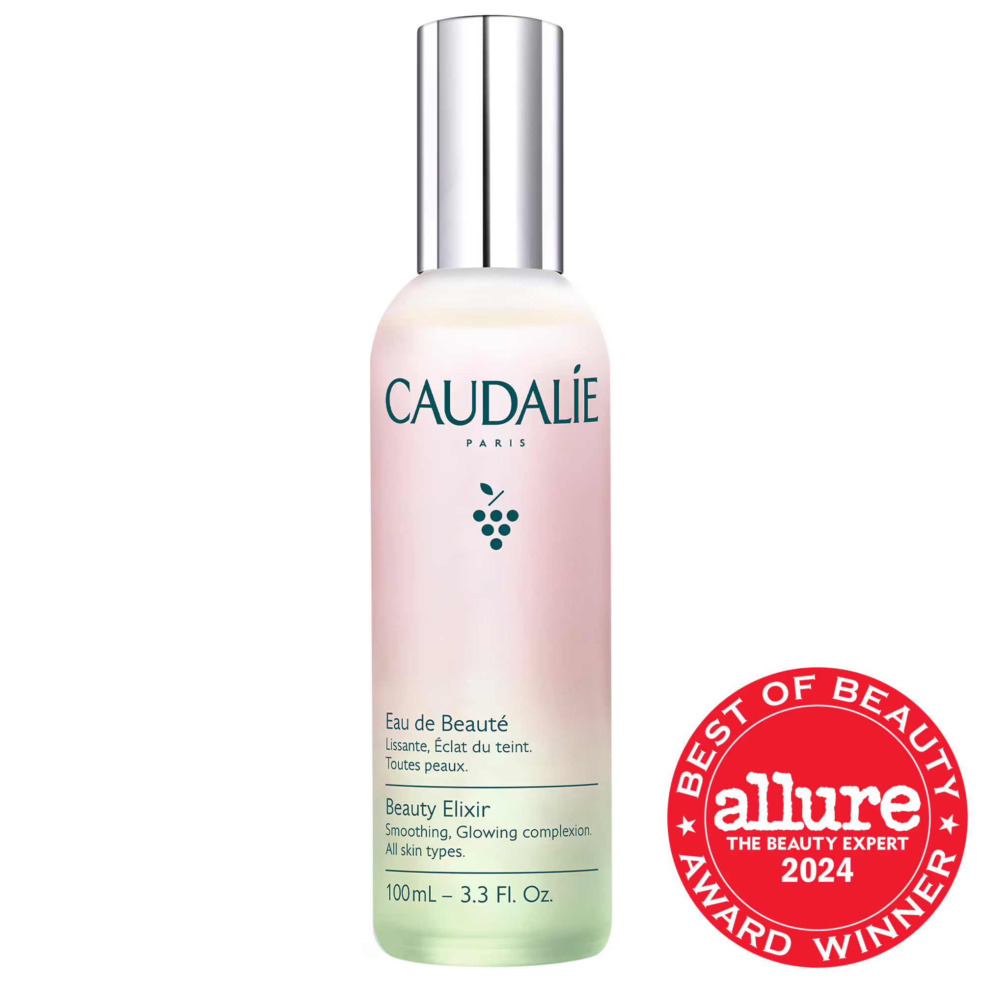 Caudalie Beauty Elixir Prep, Set, Glow Face Mist 3.3 oz/ 100 mL | Sephora (US)