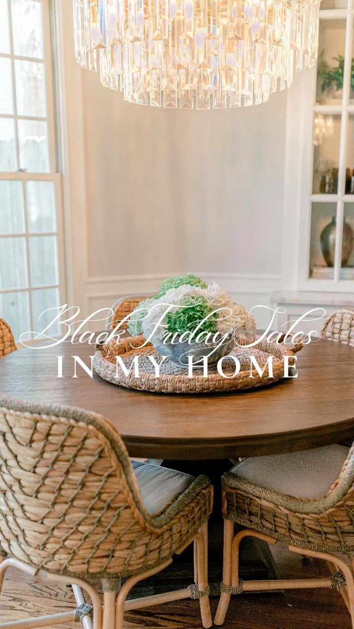 Black Friday furniture and decor on sale in my home!! 

See below for more details 👇✨

Notes:
🔹 Dining table is in the 60 inch washed walnut. I have had this table for over five years and we use it every day! It’s beautiful and has held up great
🔹 Our chandelier is the burnished brass size large. Comes in three finish options and three size options plus matching sconces. 
🔹Gorgeous gold beaded frames come in a set of 6 matted with glass fronts. Mine are 19x19 with a 5x7 cutout but there are more mat size options and finish options 
🔹 Neutral dresser comes fully assembled and 2 more finish options 
🔹 Frames art is 46.5” x 46.5” with gold frame but there are 5 more frame options and 6 size options 
🔹 Tilly bed is in the color Zuma White and is a best seller. We’ve had this for 4 years and it’s still in great shape. It can even accommodate an adjustable base
🔹 Nightstands come fully assembled and are beautiful but a splurge! Definitely get them on sale if you’re thinking about purchasing 
🔹Luxe for less bubble chandelier is darling!! Comes with glass bubbles and we have the 32in but comes in more size options 
🔹 Brass + glass vases have been a best seller this week!! These are gorgeous statement pieces. I have the small and large 
🔹 Gold nesting tables are a better price than I paid! 


#LTKCyberWeek #LTKHome #LTKFindsUnder100