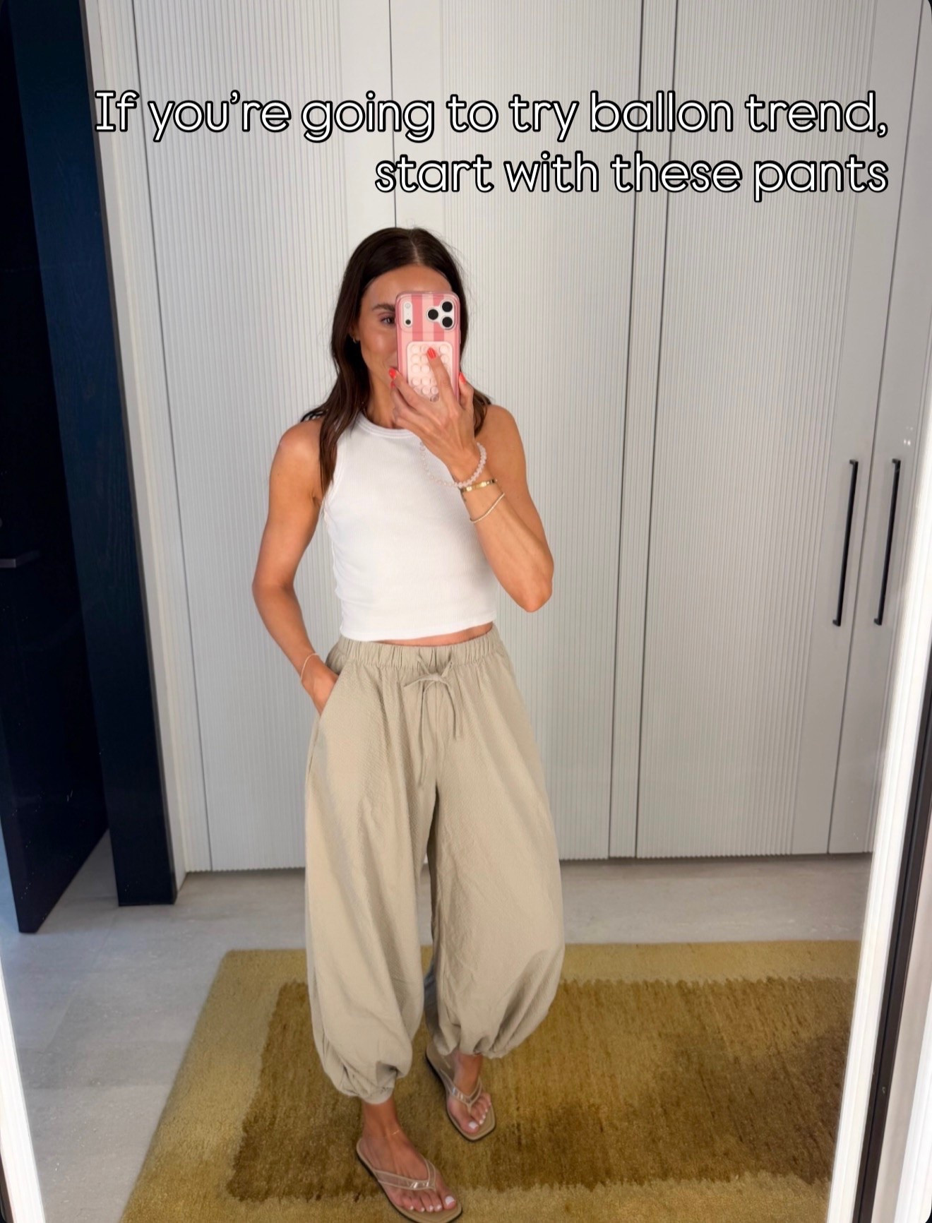 Balloon pants, I'm wearing size XS.

#LTKOver40 #LTKootd