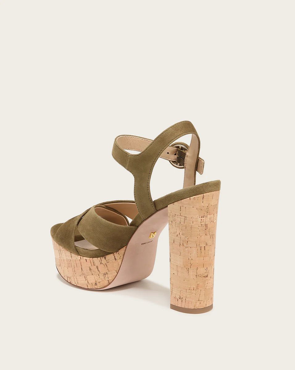 Lucille Platform Sandal | Veronica Beard