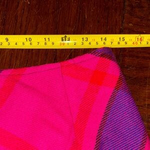 Vintage Plaid Pink and Blue Women's Skirt | Poshmark