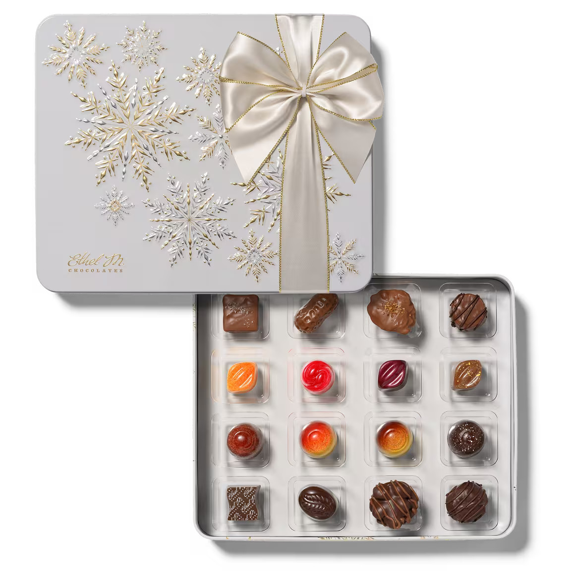 Holiday Snowflake Collectible Tin | Ethel M Chocolates | Ethel M Chocolates