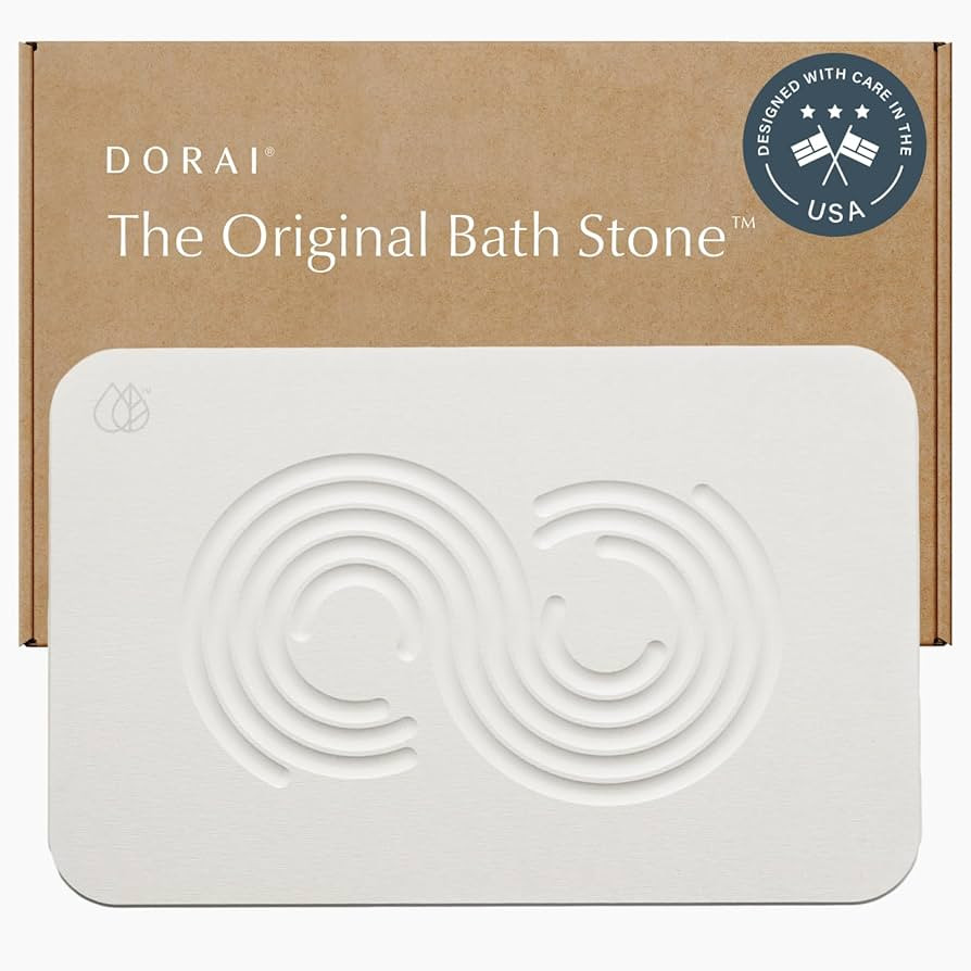 Dorai Home Stone Bath Mat - Premium Diatomaceous Earth Bath Floor Mats with Non-Slip Base, Fast-D... | Amazon (US)
