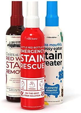 Hate Stains Co. Stain Remover Spray - Emergency Spot Cleaner for Clothes, Laundry, Furniture - No... | Amazon (US)