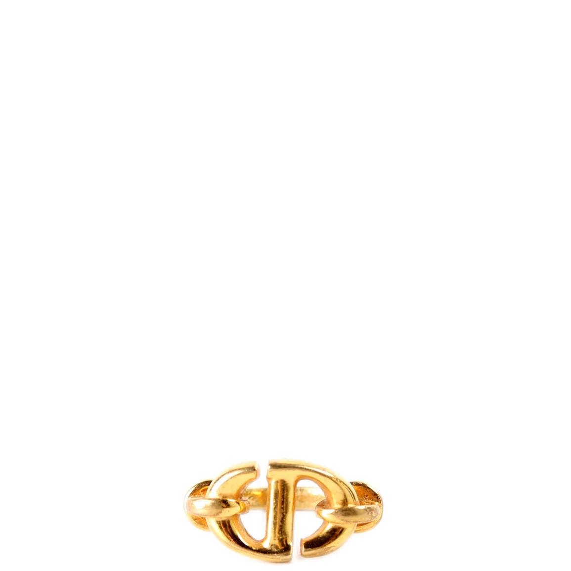 CD Navy Logo Ring Size 5 | Keeks Designer Handbags