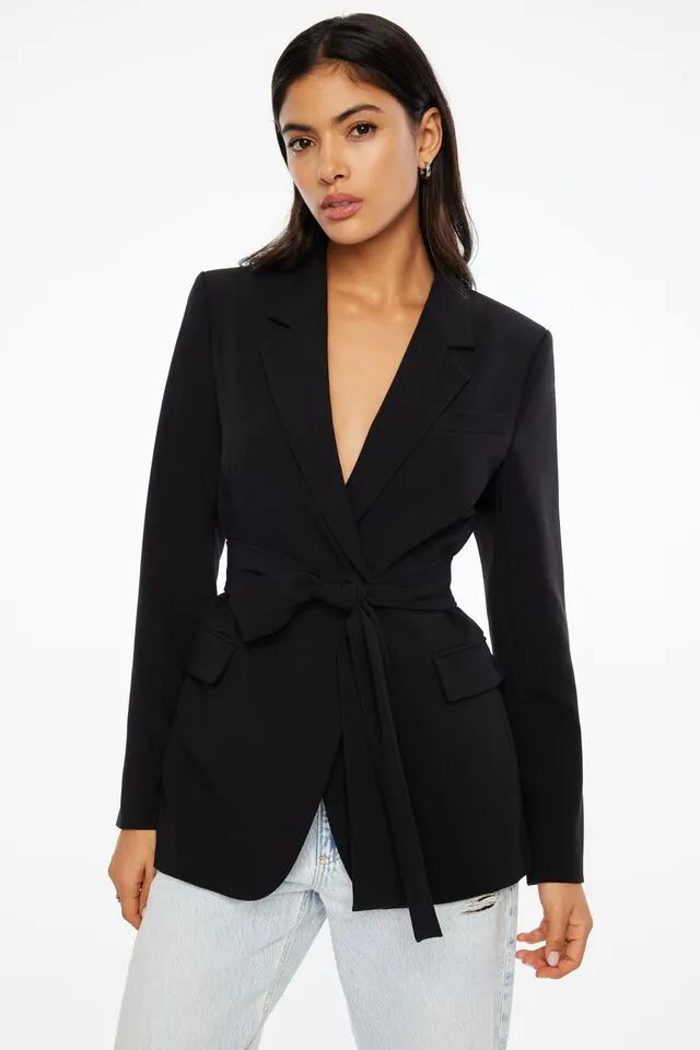 Leia Belted Blazer | Dynamite Clothing