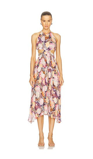 Waverly Dress in Midnight & Rose Multi | Revolve Clothing (Global)