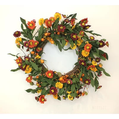 20" Silk Wreath | Wayfair North America