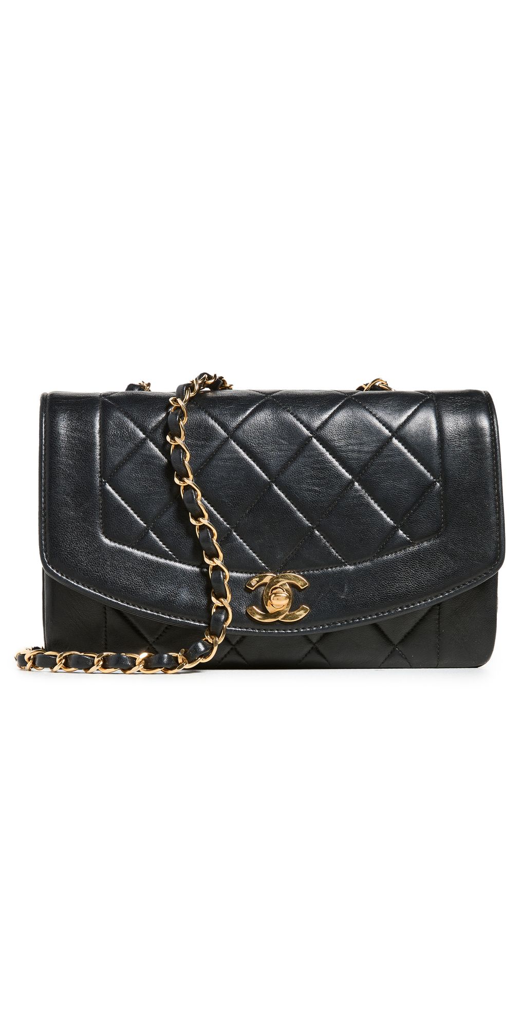What Goes Around Comes Around Chanel Black Lambskin Classic Flap | Shopbop