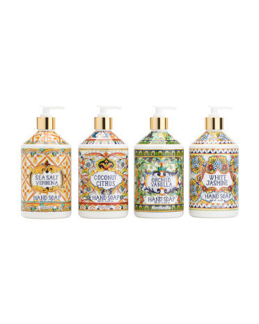 Set Of 4 Villa Flora Hand Soap | TJ Maxx