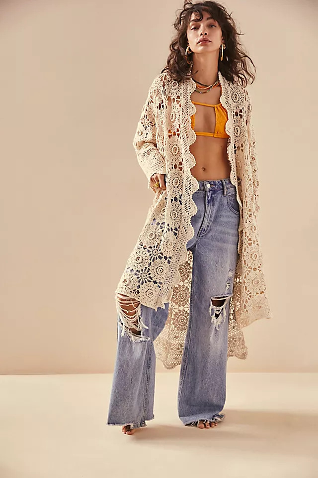 Tricia Fix Crochet Cardi | Free People (Global - UK&FR Excluded)