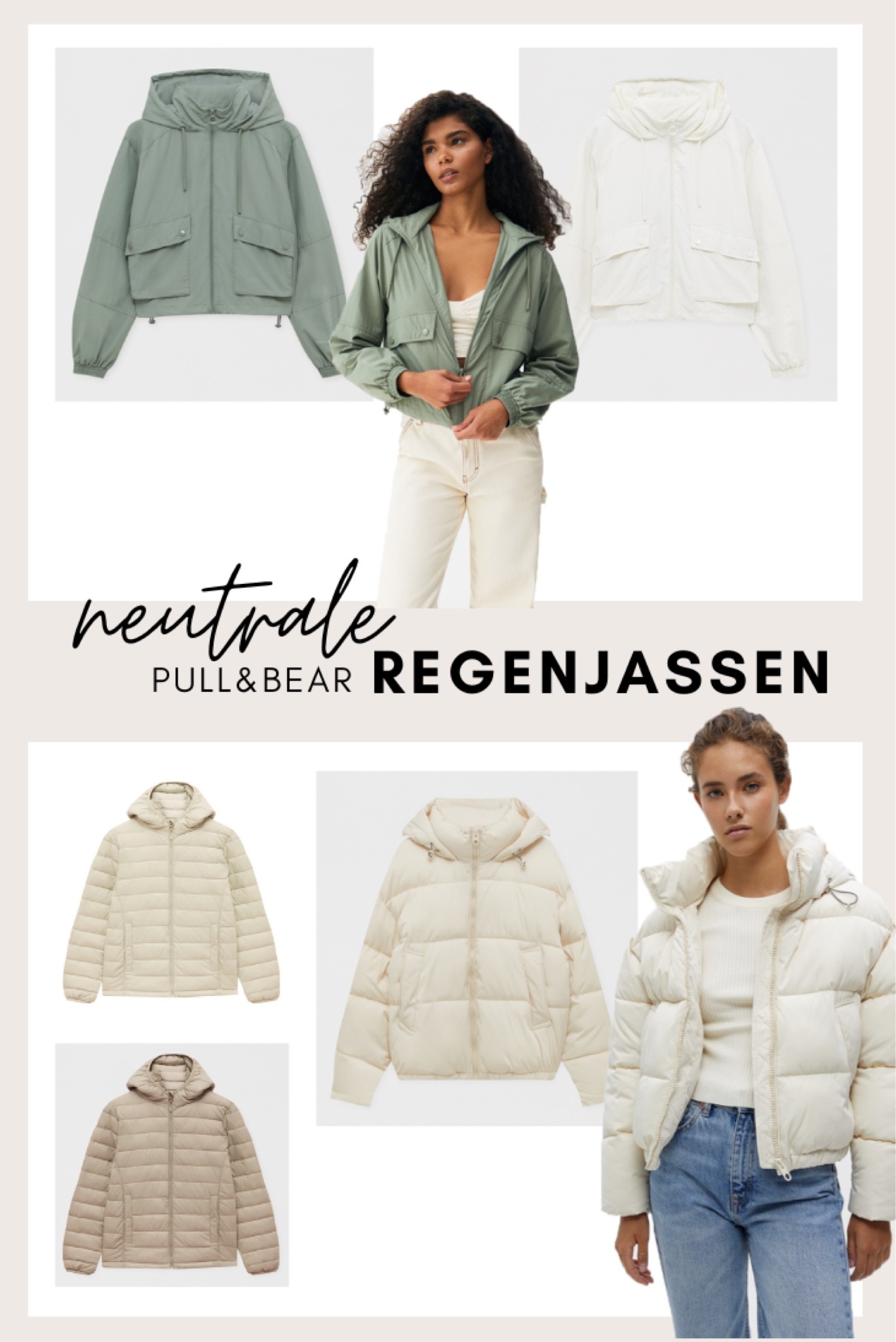 Neutrale regenjassen van PULL&BEAR - herfst trend, herfstjas, regenjas, capuchon, najaar, regen, storm, neutrale tinten, betaalbaar, goedkoop, under40, under20, LTKunder40, LTKunder20, nederland, nederlands

#LTKunder50 #LTKeurope #LTKSeasonal