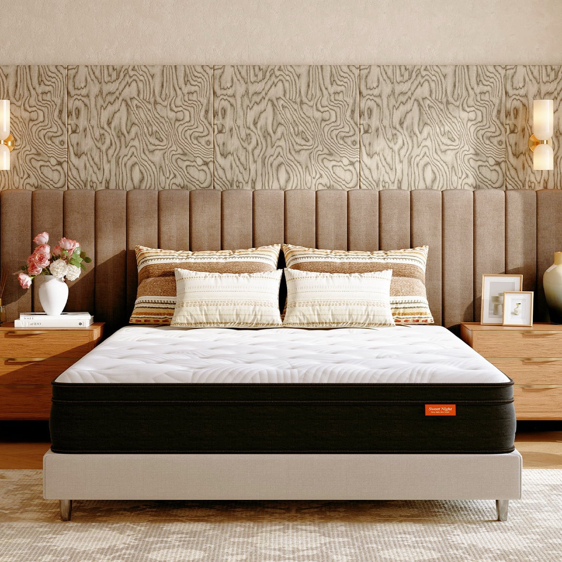 Sweetnight Twilighty 10" Cooling Gel Memory Foam Medium Firm Suppotive Hybrid Mattress, Motion Is... | Walmart (US)