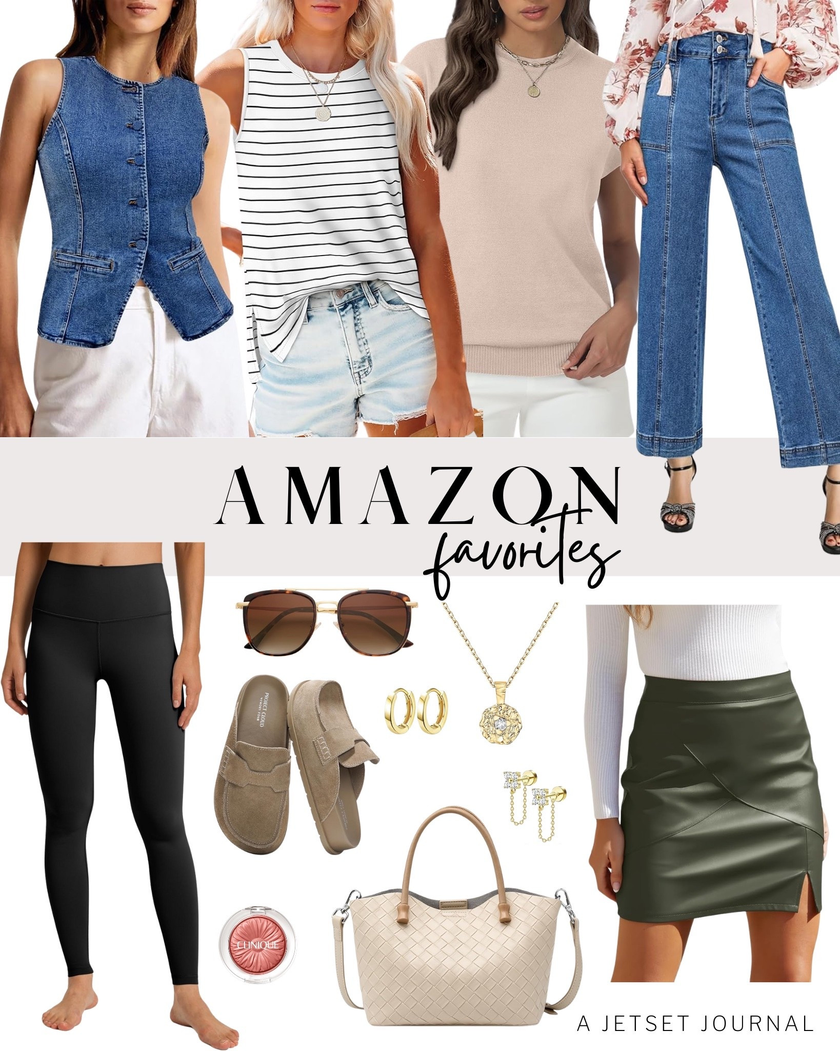 Shop some new favorite finds you're sure to love this season!
leather skirt, comfy leggings, denim vest, wide leg jeans amazon finds, shopping spree, trendy pieces, must have items, fashion finds, amazon style, wardrobe staples, stylish finds, wardrobe update, must have accessories, affordable look, transitional outfit

#LTKStyleTip #LTKU #LTKSeasonal