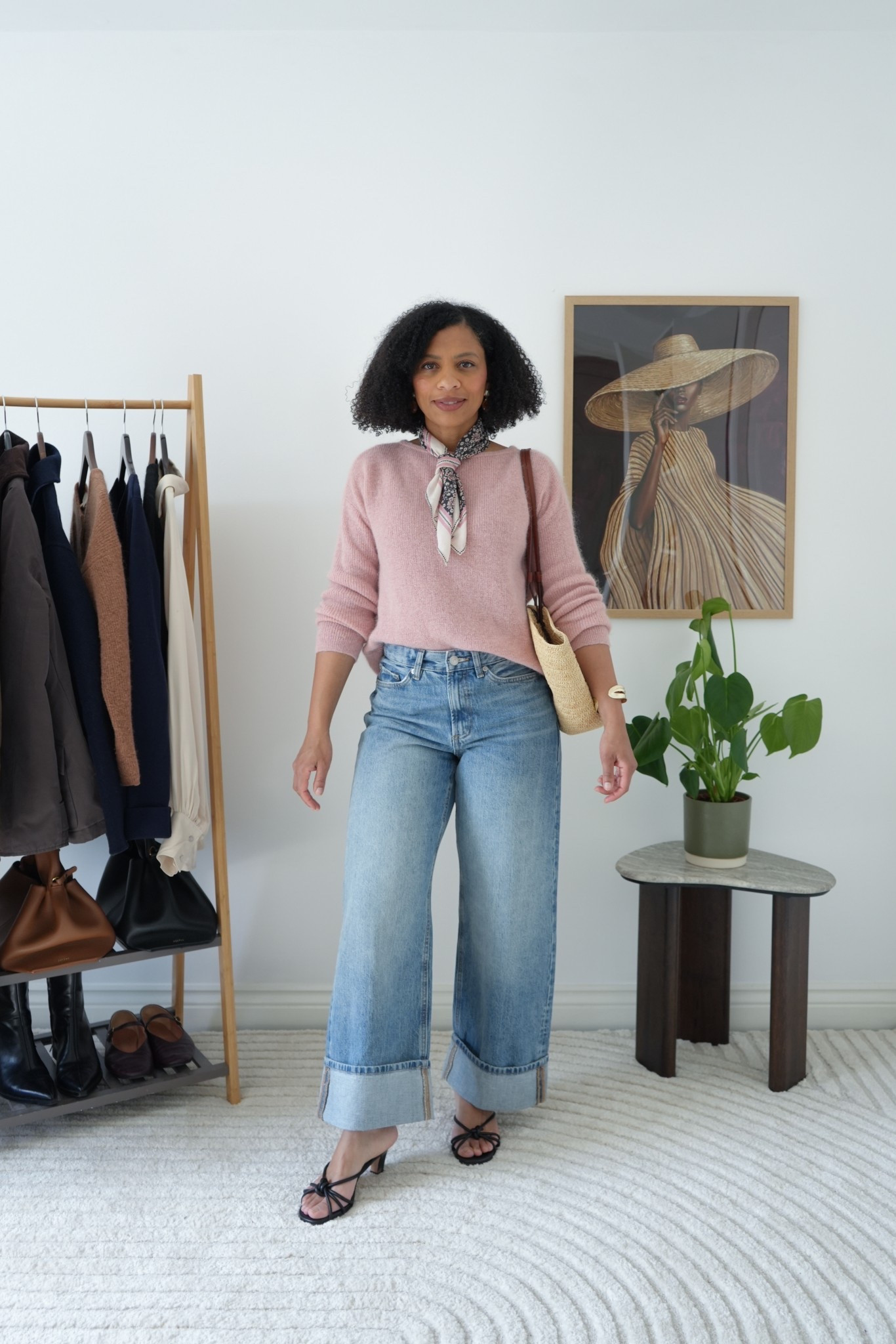 Pink and blue petite spring outfit
Pink Sezane cardigan
Gaspard cardigan 
Marks and Spencer jeans 
Justine Basket bag
Sezane basket bag
Spring outfits 2026



#LTKsummer #LTKpetite #LTKspring