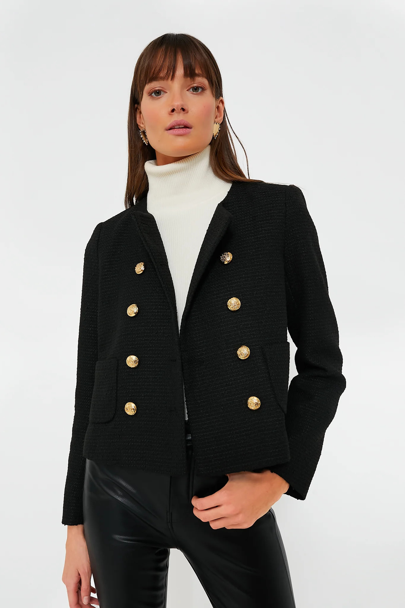 Black Tweed Marais Jacket | Tuckernuck (US)