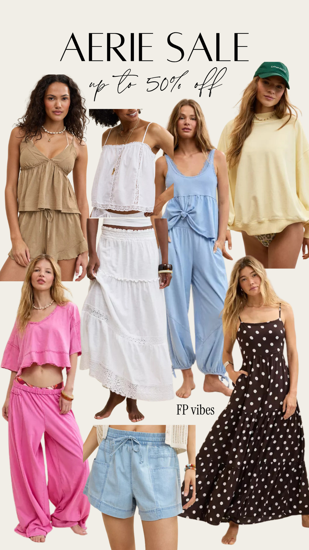 Aerie sale up to 50% off sitewide!! Giving FP vibes for less 

 #LTKSaleAlert