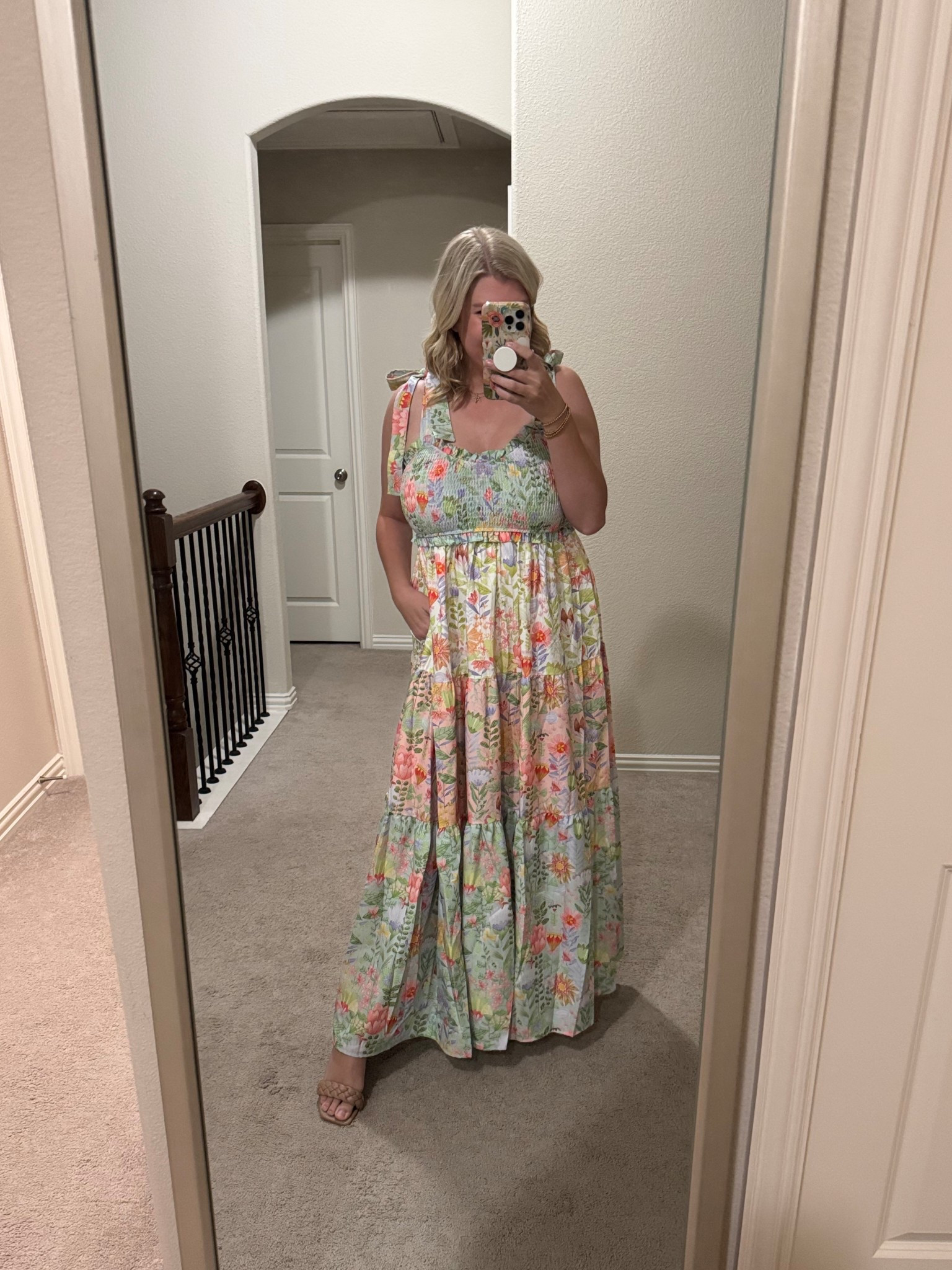 This was the perfect dress for a tea party baby shower! Had so much fun celebrating the girl mom to be 🤍

Wearing a size medium dress. If between sizes size down  

#LTKootd #LTKmomlife #LTKSeasonal