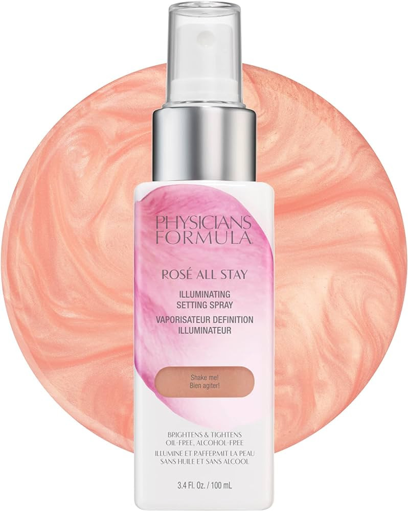 Physicians Formula Rosé All Stay Illuminating Setting Spray For Makeup, Oil-Free, Alcohol-Free, ... | Amazon (US)