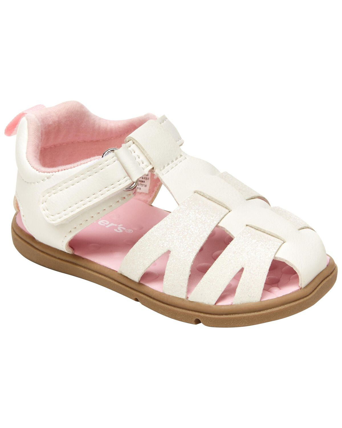 White Baby Shoes Every Step Fisherman Sandals | carters.com | Carter's