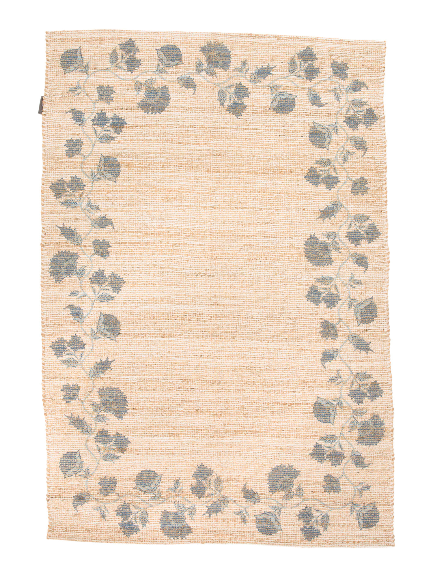 5x8 Jute Blend Hand Woven Floral Rue Area Rug | Home | Marshalls | Marshalls