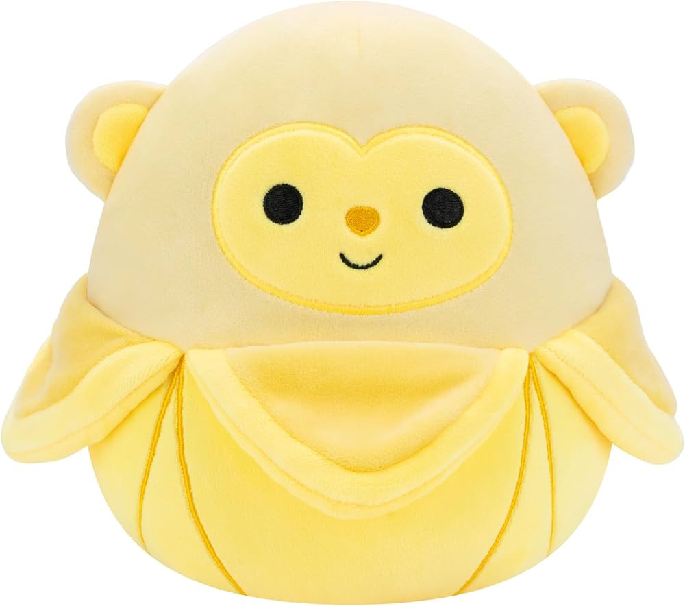 Squishmallows Original 8-Inch Pierogi Banana Monkey - Official Jazwares Plush | Amazon (US)