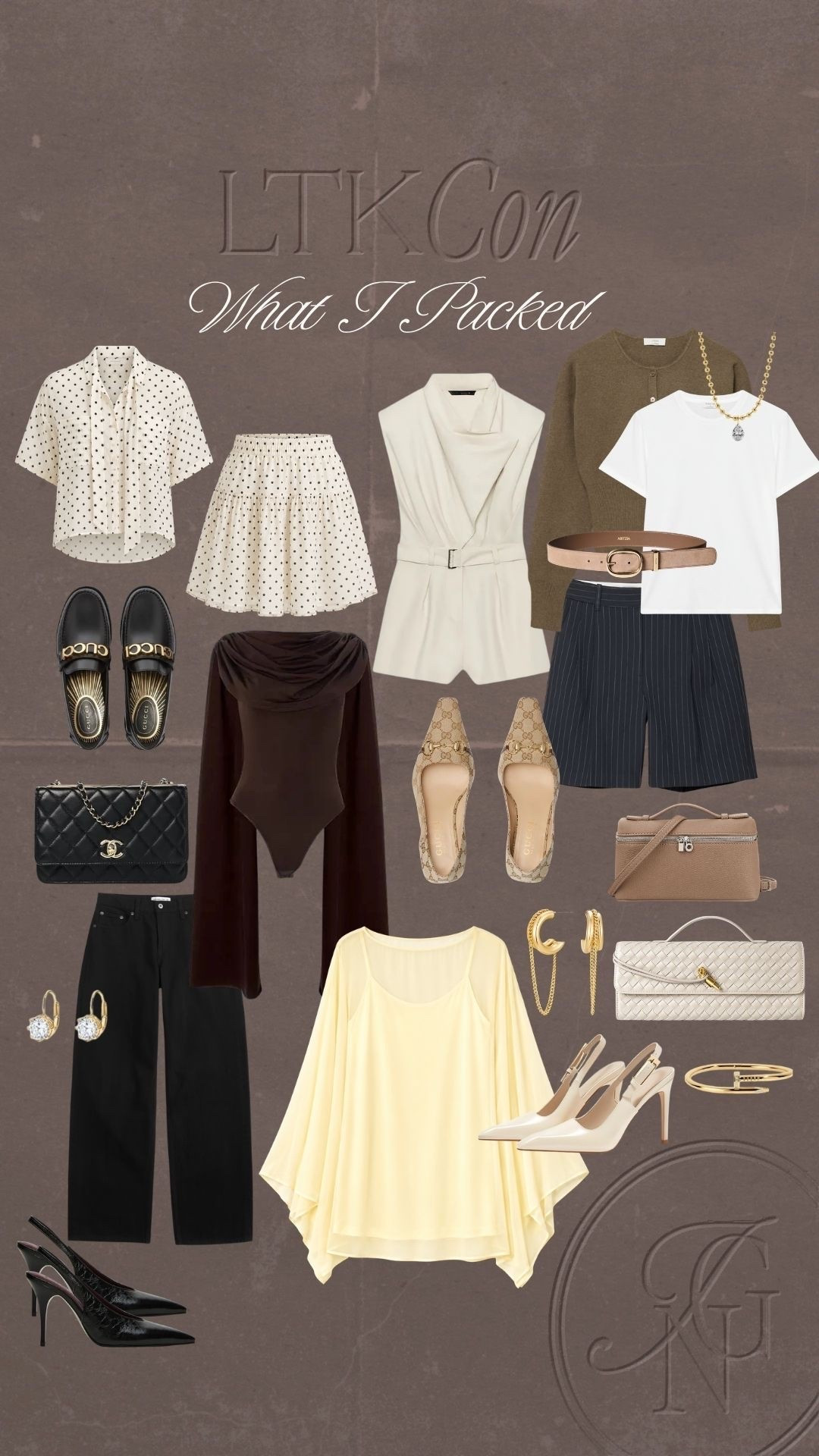 What I packed for LTKCon 🤎

#ltkcon #ootd #whatiwore #dress #loafers #handbag #denim #abercrombie #showmeyourmumu #atitzia #gucci #jewelry #heels #flats #polkadots #tee

#LTKootd #LTKCon #LTKgrwm
