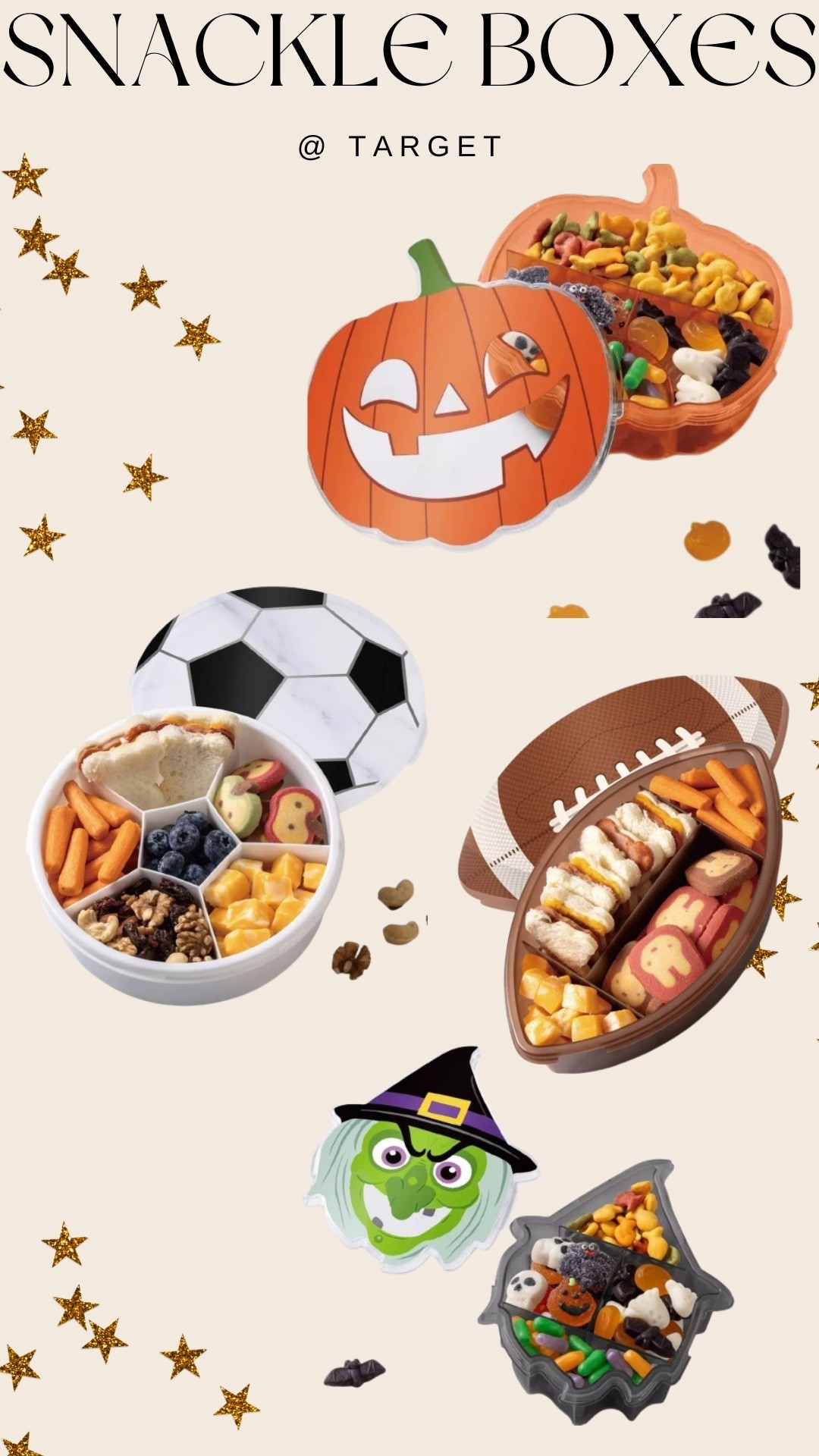 Mini snackle boxes at target! 

#LTKFamily #LTKSeasonal #LTKHome